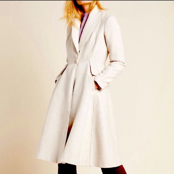 Anthropologie Jackets & Blazers - Anthropologie Evaline coat - winter wedding dress jacket pink- retail $298